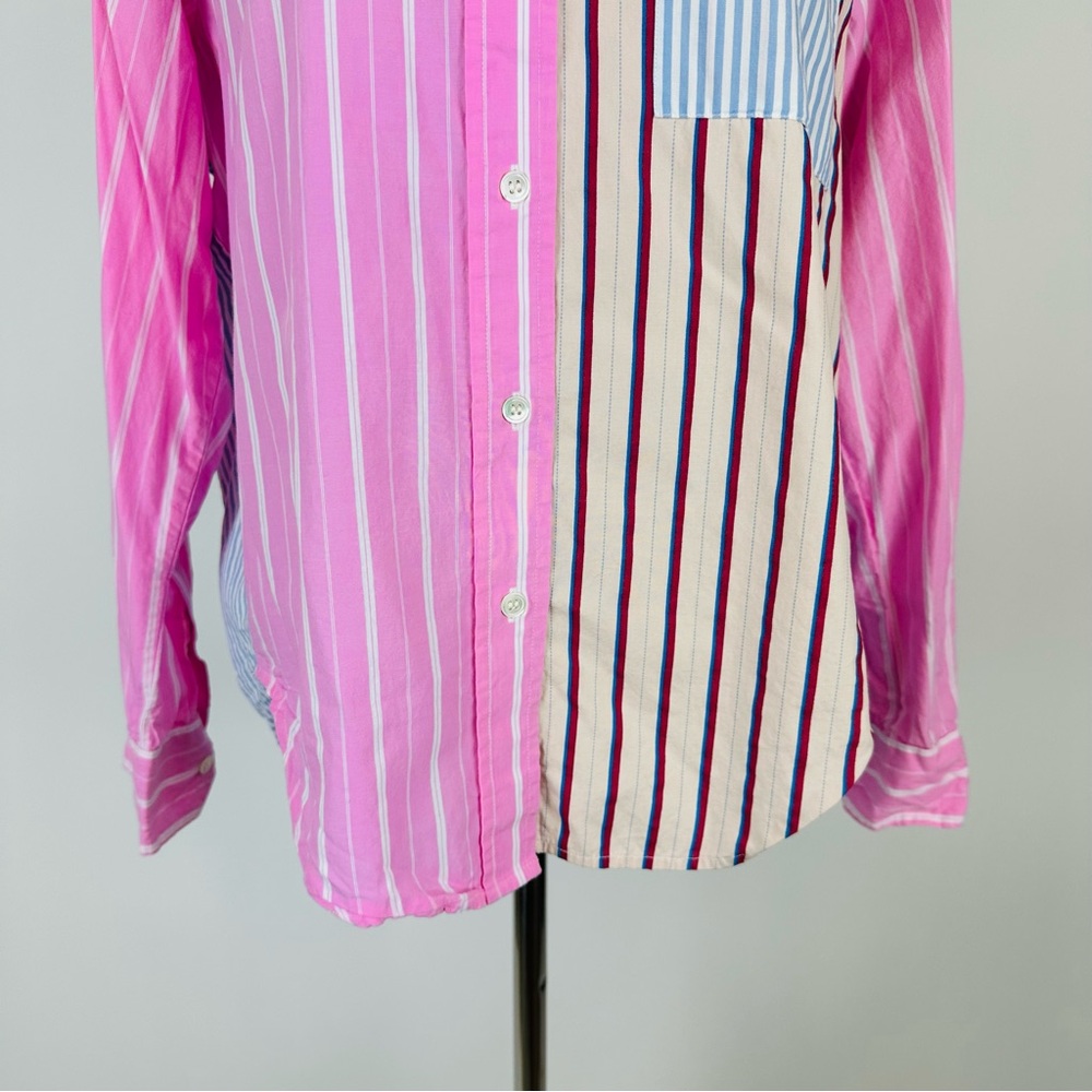 Essentiel Antwerp Famille Striped Buttondown Shirt Size XS Sold at Anthropologie - Picture 5 of 13